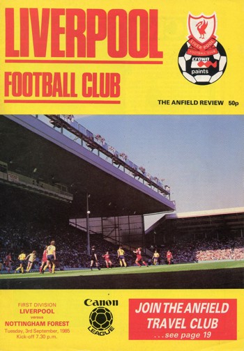 Match programme